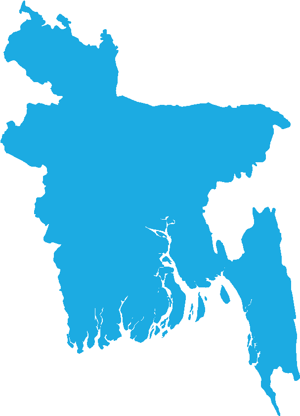 A map of Bangladesh